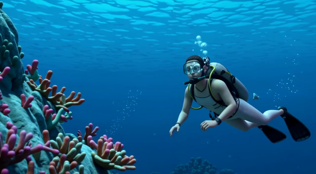 diver-reef