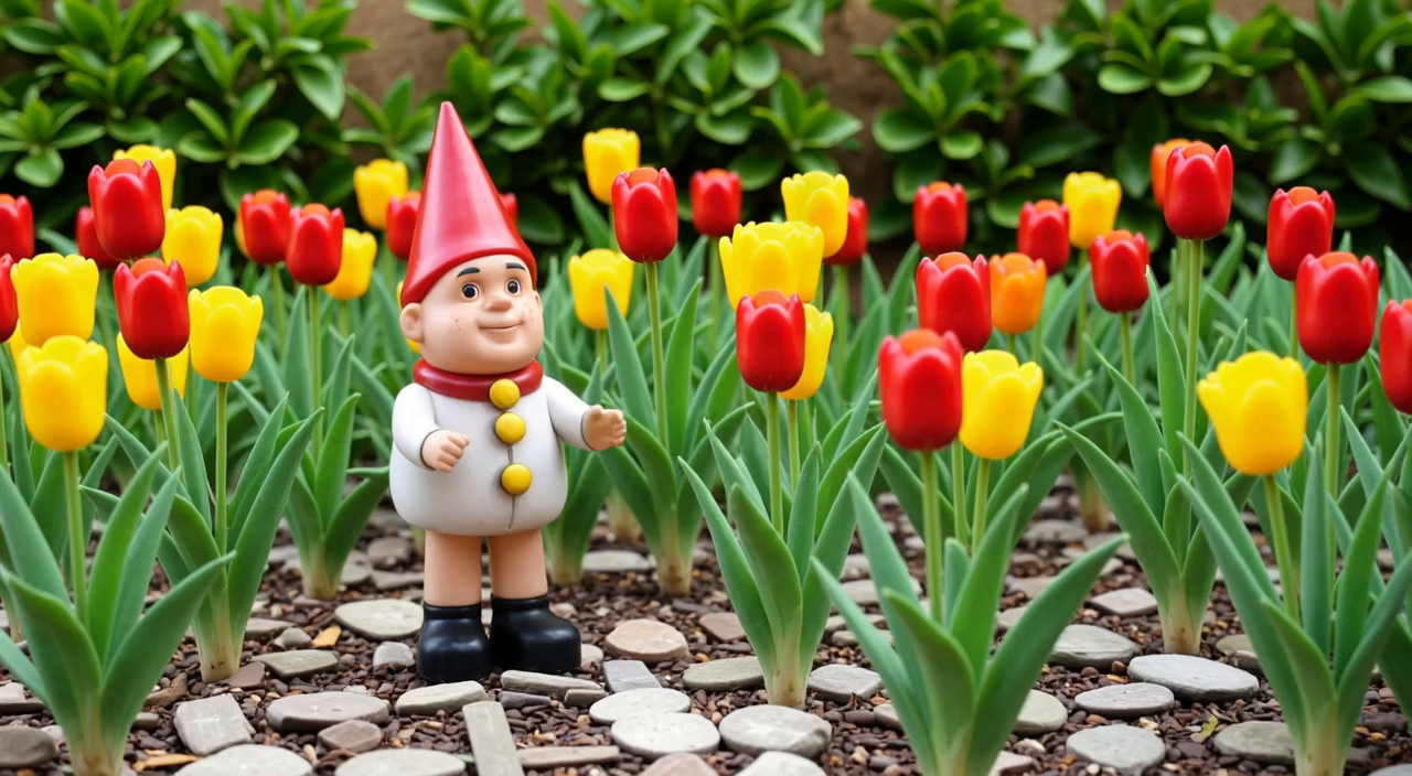 gnome-tulips
