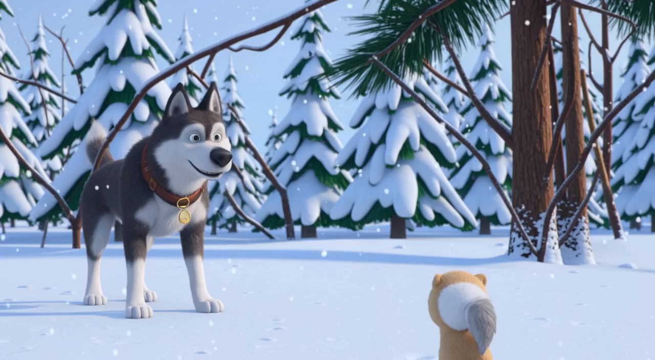 husky-snow