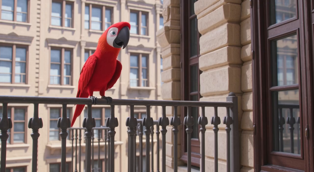 parrot-balcony